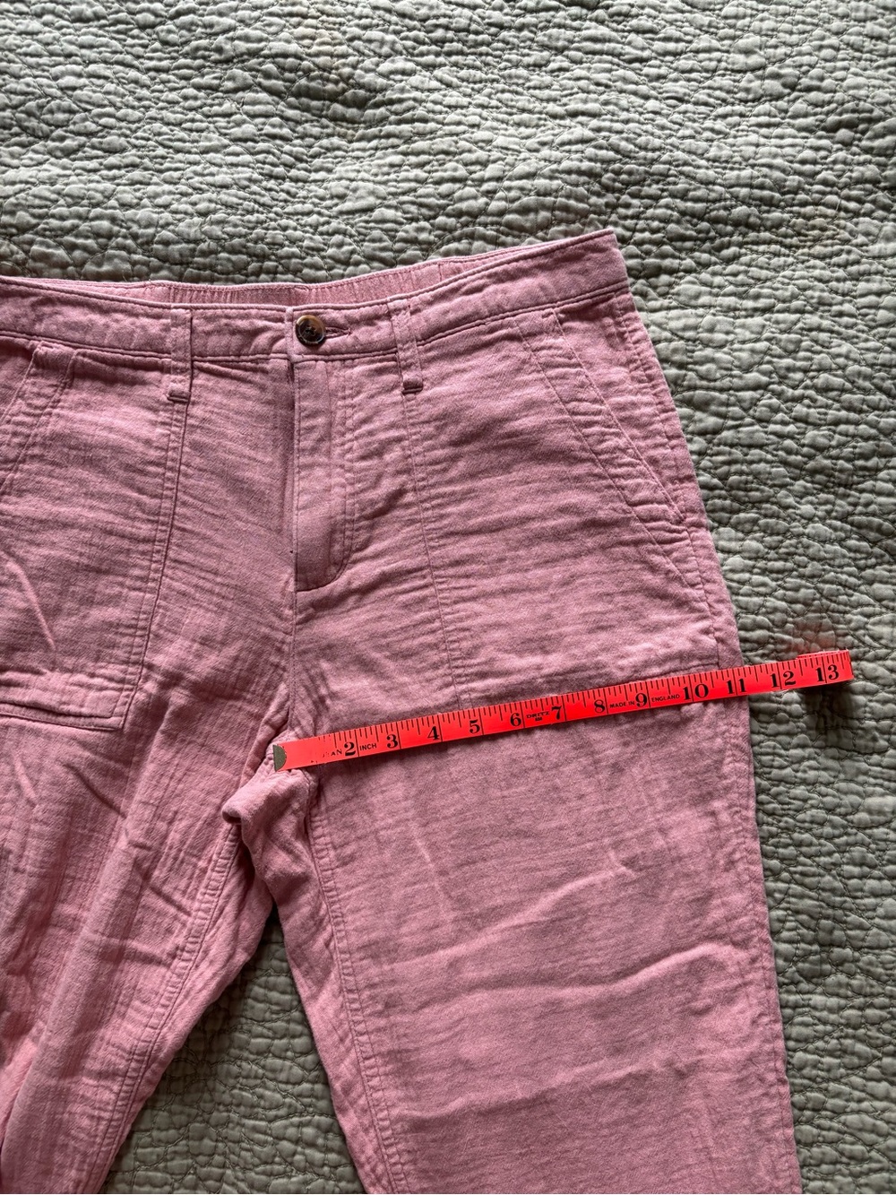 Old Navy Pale Pink Cotton Gauze Pants 10 - Picture 8 of 10